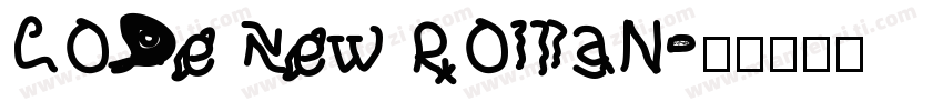 Code New Roman字体转换
